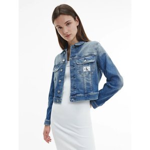 Calvin Klein dámská modrá džínová bunda - L (1AA)