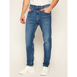 Tommy Jeans pánské modré džíny Rey