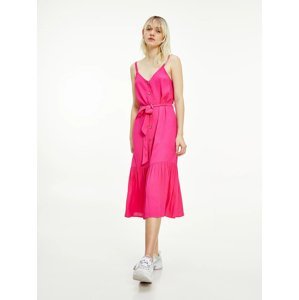 Tommy Jeans dámské růžové šaty - XS (TZ8)