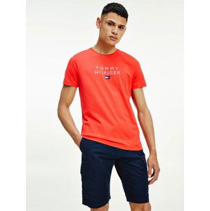 Tommy Hilfiger pánské červené triko - S (XJD)