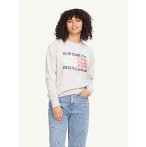 TJW Oversized FLAG REPEAT CREW - M (PJ4)