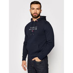 Tommy Hilfiger pánská tmavě modrá mikina Stacked - M (DW5)