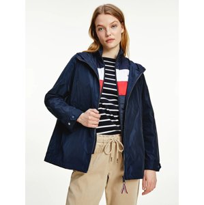 Tommy Hilfiger dámská tmavě modrá parka 2v1 s vestou - S (0G4)