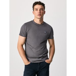 Pepe Jeans pánské tmavě šedé tričko Wallace - L (984)