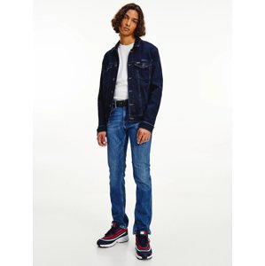 Tommy Jeans pánská tmavě modrá džínová bunda