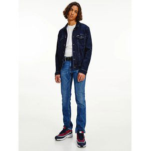 Tommy Jeans pánská tmavě modrá džínová bunda - M (1BZ)