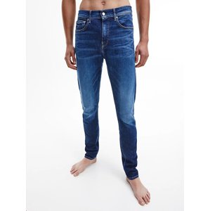 Calvin Klein pánské modré džíny Taper - 36/34 (1BJ)