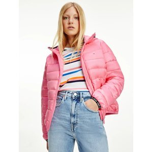 Tommy Jeans dámská růžová bunda