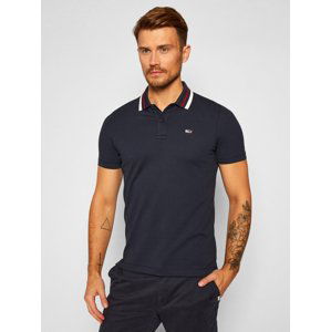 Tommy Jeans pánské tmavě modré polo triko - XL (C87)