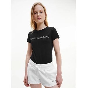 Calvin Klein dámská černá trička 2 pack - XS (BEH)