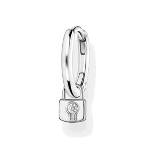 THOMAS SABO kusová náušnice Padlock silver CR700-051-14