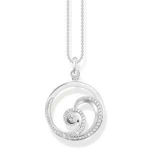 THOMAS SABO náhrdelník Wave with stones KE2143-051-14