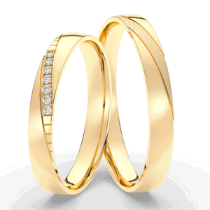 SOFIA zlatý dámský snubní prsten ML65-26/N-3WYG