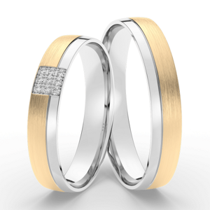 SOFIA zlatý dámský snubní prsten ML65-31/SKWBI