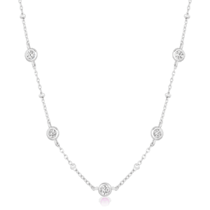 SOFIA stříbrný náhrdelník se zirkony IS028CT523RHWH