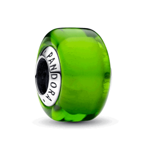 PANDORA korálek Zelené mini muránské sklo 793106C00