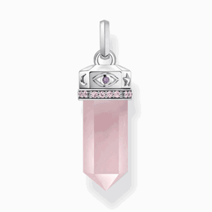 THOMAS SABO přívěsek Hexagon Rose quartz PE955-640-9