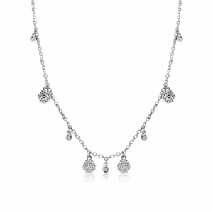SOFIA stříbrný náhrdelník se zirkony CAMN21068-CZ-SS