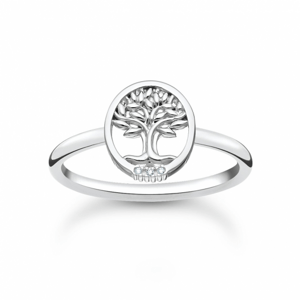 THOMAS SABO prsten Tree of Love with white stones TR2375-051-14
