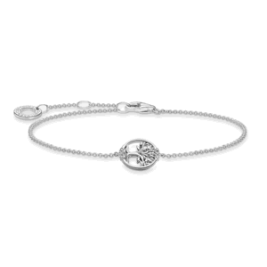 THOMAS SABO náramek Tree of Love with white stones A2041-051-14-L19V