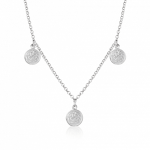 SOFIA stříbrný náhrdelník s mincemi AMCLGG535042