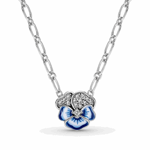 PANDORA náhrdelník Modrá fialka 390770C01-50