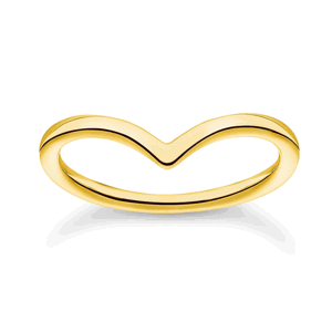 THOMAS SABO prsten V-shape gold TR2393-413-39