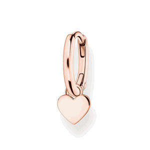 THOMAS SABO kusová náušnice Heart pendant rose gold CR696-415-40