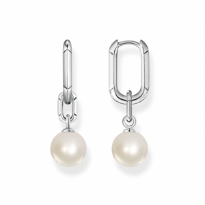 THOMAS SABO náušnice Links and pearls silver CR690-082-14