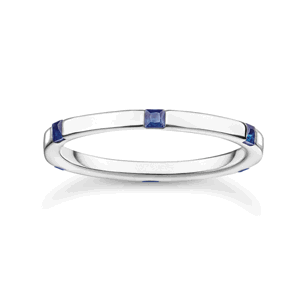 THOMAS SABO prsten Blue stones silver TR2396-699-32