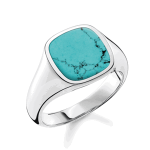 THOMAS SABO prsten Turquoise TR2332-404-17