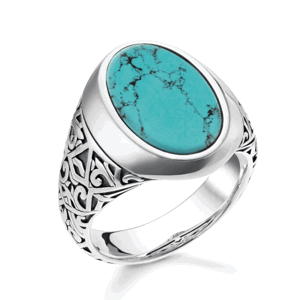 THOMAS SABO prsten Turquoise TR2242-878-17