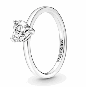 PANDORA prsten Třpytivé srdce 191165C01