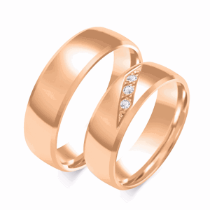 SOFIA zlatý dámský snubní prsten ZSO-355WRG