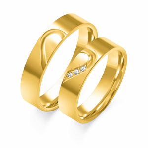 SOFIA zlatý dámský snubní prsten ZSO-351WYG