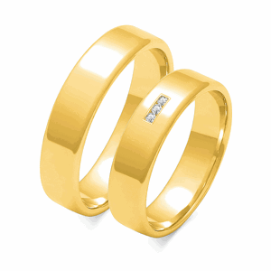 SOFIA zlatý dámský snubní prsten ZSO-101WYG