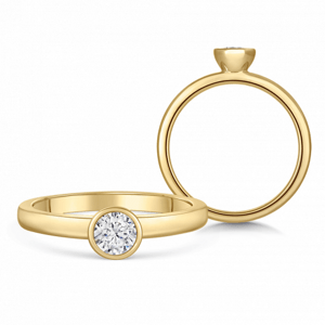 SOFIA DIAMONDS zlatý zásnubní prsten s diamantem BDRB00079YG