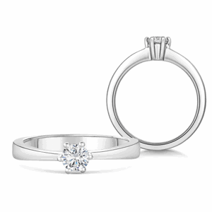SOFIA DIAMONDS zlatý zásnubní prsten s diamantem 0,20 ct BDRB00069WG