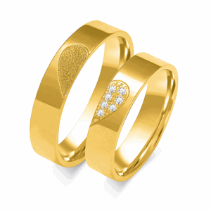 SOFIA zlatý pánský snubní prsten ZSB-110MYG