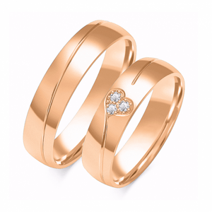 SOFIA zlatý pánský snubní prsten ZSB-104MRG