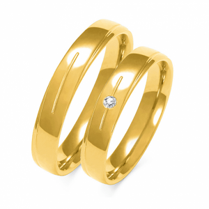 SOFIA zlatý dámský snubní prsten ZSA-155WYG