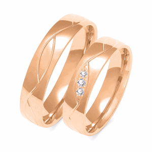 SOFIA zlatý dámský snubní prsten ZSA-152WRG