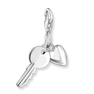 THOMAS SABO přívěsek charm Key heart silver 0349-001-12