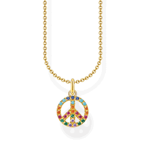 THOMAS SABO náhrdelník Peace with colourful stones KE2175-488-7-L45V