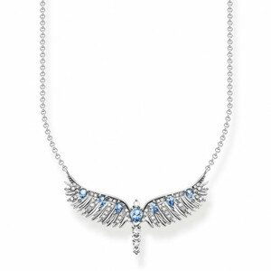 THOMAS SABO přívěsek Phoenix wing with blue stones silver KE2169-644-1-L45