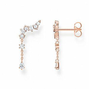 THOMAS SABO náušnice Ice crystals rose gold H2254-416-14