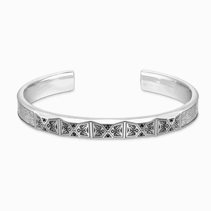 THOMAS SABO náramek Faceted design with black stones silver AR113-643-11