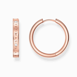 THOMAS SABO náušnice White stones rose gold plated CR715-416-14