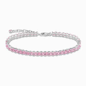 THOMAS SABO tenisový náramek Pink stones A2029-051-9