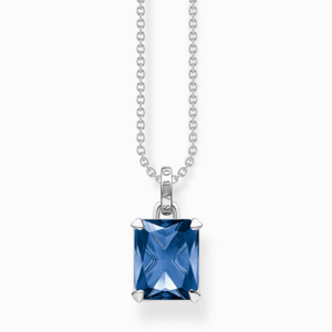 THOMAS SABO náhrdelník Blue stone silver KE1964-699-1